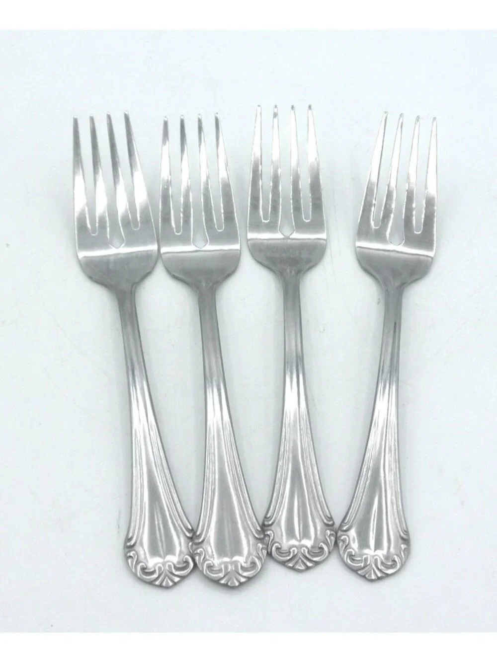 Charlotte Stainless by Gibson 6.5 Inch Salad Forks set of 4 Pattern Code: GIACHA